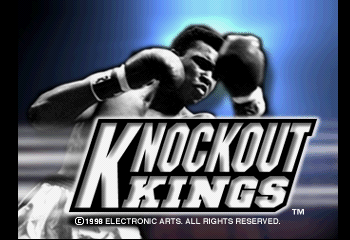 Knockout Kings Title Screen